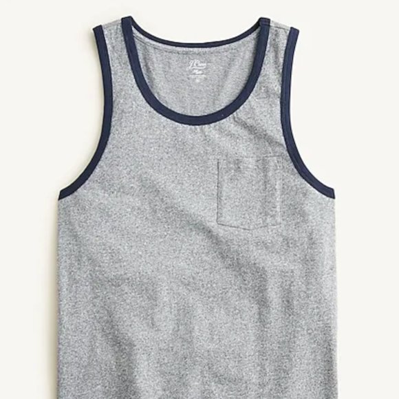J. Crew slub cotton pocket tank top $49.50 - Picture 1 of 1